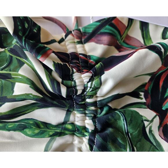 ANDIE Swimwear Women S The Waikiki Dress Cover Up Green Leaf Pattern NEW NWT - Picture 6 of 8